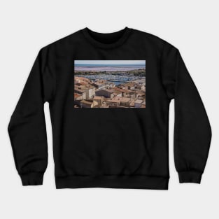 Gruissan rooftops. Crewneck Sweatshirt